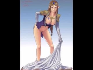 Legend av zelda - prinsessan zelda hentai kön video-